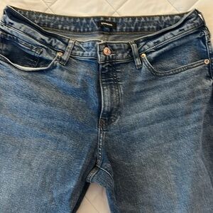 Express 90’s Ankle boot low-rise jeans NWOT